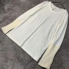 HEART MARKET カットソー M アイボリー レース袖のサムネイル
