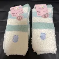 新品 GUポケピース 初回 コラボ ルームソックス 靴下 ポッチャマ モクロー