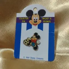 ミッキーマウス サッカー コレクター ピン