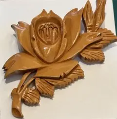 木彫作家 大山昭子 ブローチ - メルカリ