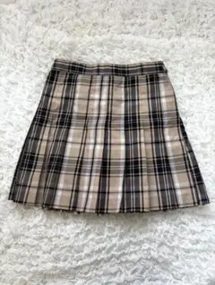 WEGO チェックプリーツスカート