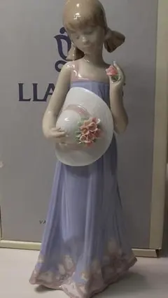 LLADRO リヤドロ 春の貴婦人 廃盤品 卓上ベル フィギュリン 美品 LLADRO リヤドロ 春の貴婦人 廃盤品 卓上ベル フィギュリン 美品