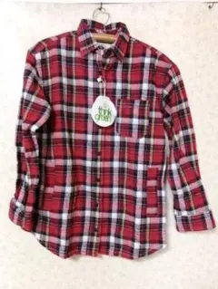 89525 新品タグ付　定価15750円　AIGLE 長袖チェックシャツ　M