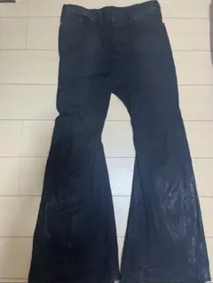 julius coating flea denim コーティングパンツ - メルカリ