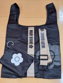MARY QUANT エコバッグ ブラック