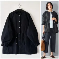 大きいサイズ46＊自由区 春夏 クルーネック シアーブルゾン＊２３区ICB組曲