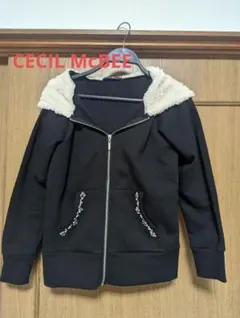 CECIL McBEE（セシルマクビー）パーカー　ブラック