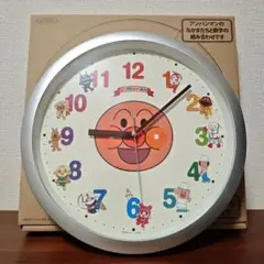 ほぼ新品★アンパンマンなかまたちが楽しそうなかけとけい 壁掛時計