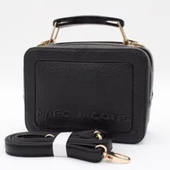 【美品】MARCJACOBS THEBOX ハンドバッグ 2way ブラック