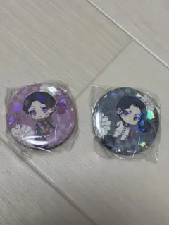 鬼滅の刃 パジャキャラ缶バッジセット 2個 鬼舞辻無惨　珠世