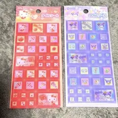 サンスター文具正規品　タイルシール　キティ＆クロミ