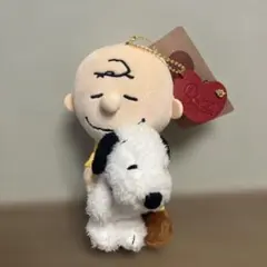 【タグ付き】USJ チャーリーブラウン&スヌーピー ぬいぐるみ キーホルダー