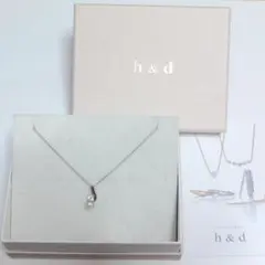 未使用 ｈ＆ｄ 4.6mm淡水パール＋ジルコニアネックレス 株主優待券2000円