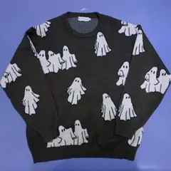 POWER TO THE PEOPLE オバケニット 総柄 サイズLのサムネイル