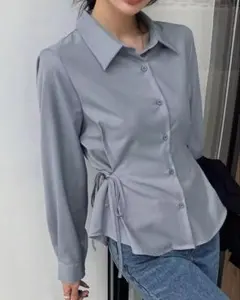 Dazy 長袖シャツ グレー