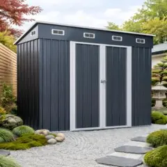 10％OFF 物置 屋外 樹脂製 大型 戸外収納庫W134xD194xH199 - メルカリ
