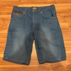 EDWIN エドウィン ショートパンツ ブルー XL ウエスタン ハーフパンツ