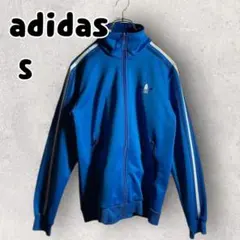 【希少】アディダス ワンポイント ロゴ トラックジャケット ジャージ S 32