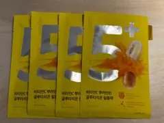 ナンバーズイン5番白玉グルタチオンCふりかけマスク　4枚