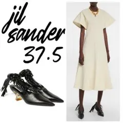 【定価14万】JILSANDER フリンジ ヒール パンプス 24 cmのサムネイル