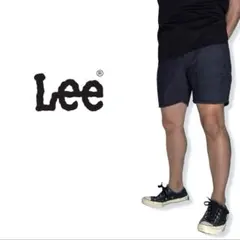 Lee｜ナノユニバース別注サマーコーデュロイベイカーショーツSネイビーのサムネイル