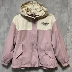 バイ ラビット(by LOVEiT)起毛裏つき切替マウンテンパーカー　140㎝