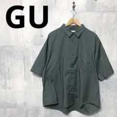 GU ジーユー メンズビッグシルエット 半袖シャツ XL