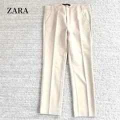 ザラ ハイウエストストレートパンツ スラックス スペイン製 オフィスカジュアル