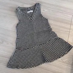 ZARA 千鳥ツイードワンピース　6y116cm