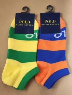 Polo Ralph Lauren ストライプ　靴下 23-25cm　婦人用
