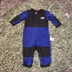 The North Face ロンパース 80cm 青・黒