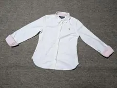 ポロ・ラルフ・ローレン 長袖シャツ ホワイト 100cm~