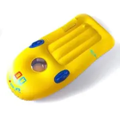 イエロー 浮き輪型ボディボード