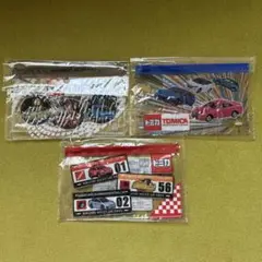 トミカ　クリアポーチ　３種セット