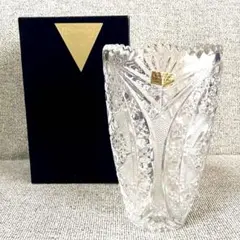 【新品未使用】KAMEI GLASS《カメイガラス》 24% クリスタル 花瓶のサムネイル