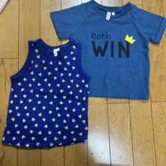 LAGOM タンクトップとTシャツセット 100サイズ