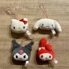ハローキティ・シナモロール・マイメロディ・クロミ ストラップ 4個セット