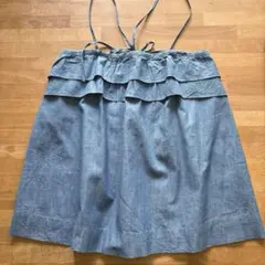 【最終値下げ】NIMES ニーム シャンブレー フリル キャミソール 新品未使用のサムネイル