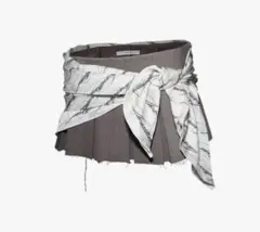 THEREDTHREAD scarf pleated mini Mのサムネイル