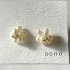 ピアス　淡水パール　小粒