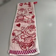 スヌーピー タオル ハートデザイン