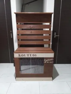 室外機カバー　背板・天板つき　オーダー商品