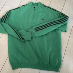 adidas トラックニット 緑