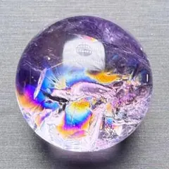 ♦︎ 845 虹のリンゴ大ペーパーウェイト ガラス製ガラスアート 津坂