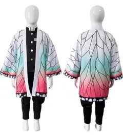 ☆鬼滅の刃 胡蝶しのぶ 110cm 衣装 コスプレ子供用