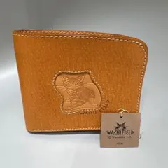 新品★ わちふぃーるど　本革　二つ折り財布　No.1417-2のサムネイル