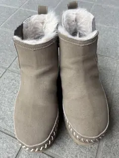【中古】　厚底フェイクムートンブーツのサムネイル