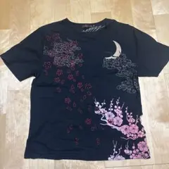 SATORI サトリ Tシャツ 半袖 龍 刺繍 プリント 和柄 Tシャツ