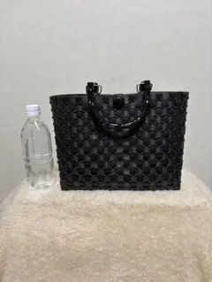 プラカゴバッグ Mサイズ　黒 ❼のサムネイル