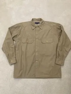 ユナイテッドアローズ ベージュ裏地付オーバーシャツM